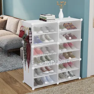 12 Cubes Shoe Rack Storage Organizer