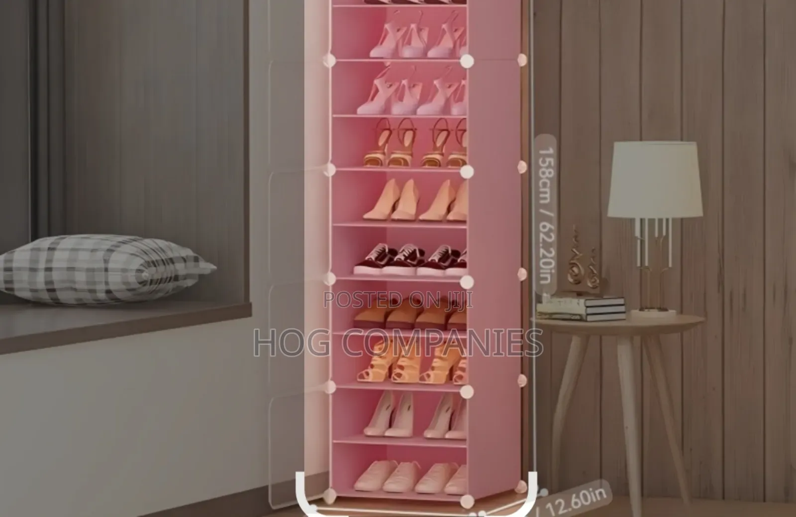 Quality 9 Layer Cubic Shoe Rack Stand in Accra - Fast Delivery in 2hrs