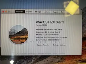 Laptop Apple MacBook Pro 2011 8GB Intel Core i5 SSD 128GB