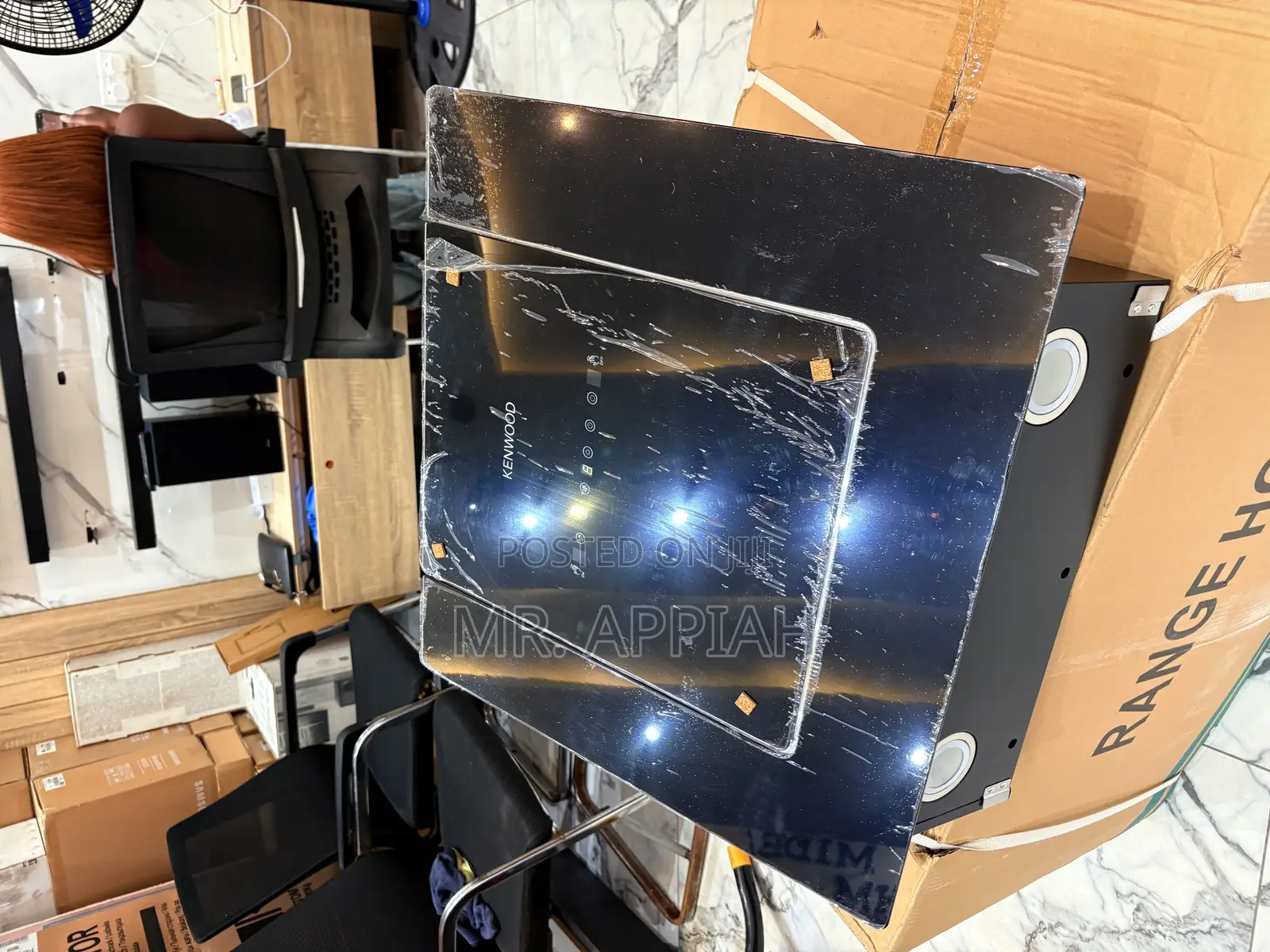 Original Kenwood 60cm Electric Heat Extractor(Black)Mirror.