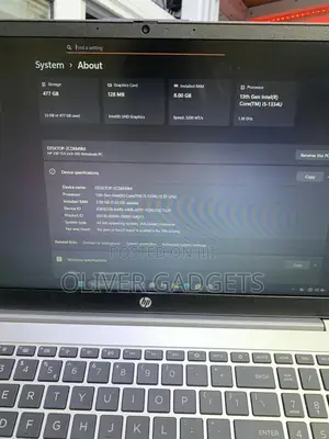 Laptop HP 250 G10 8GB Intel Core I5 SSD 512GB