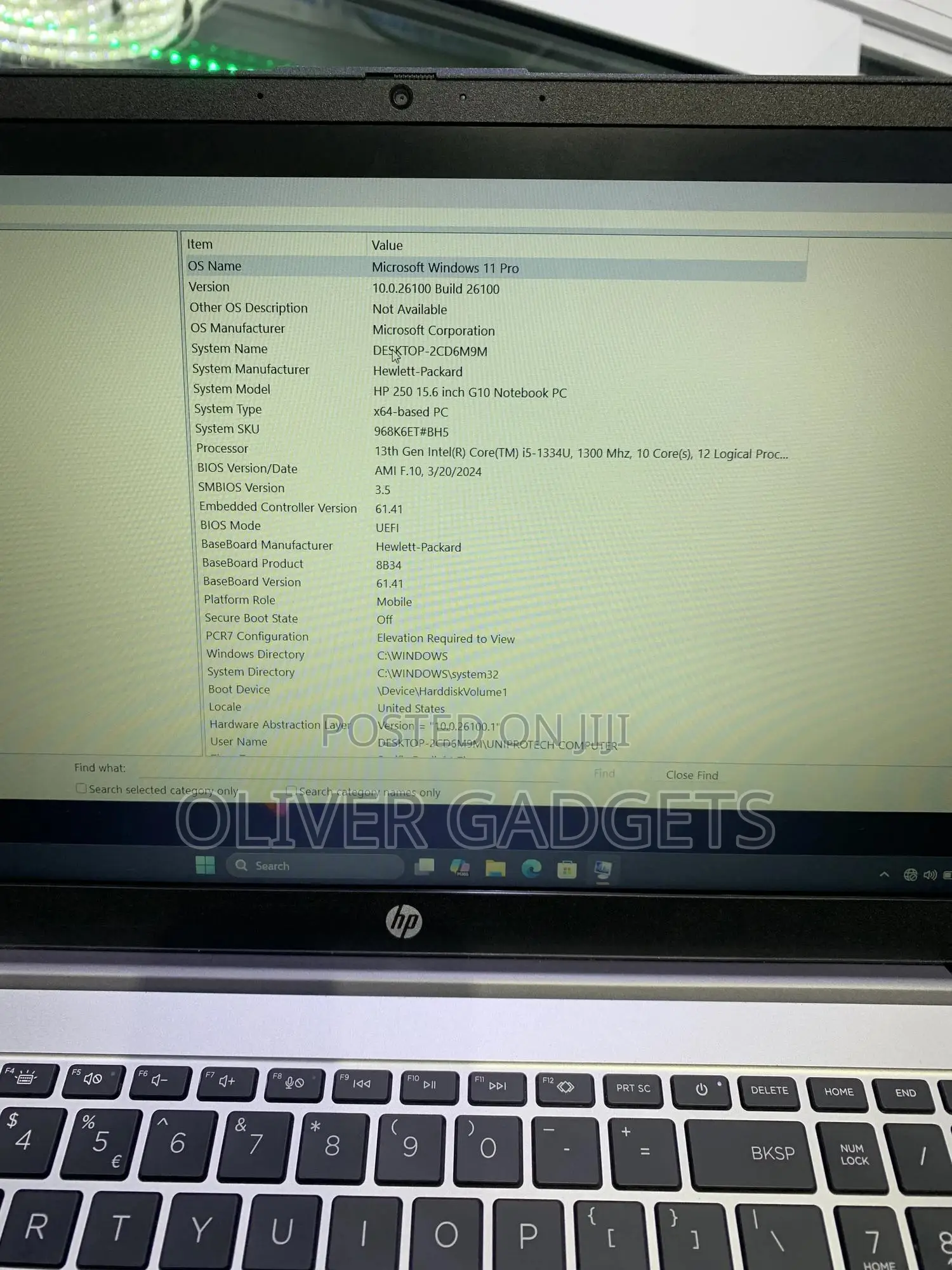 Laptop HP 250 G10 8GB Intel Core I5 SSD 512GB