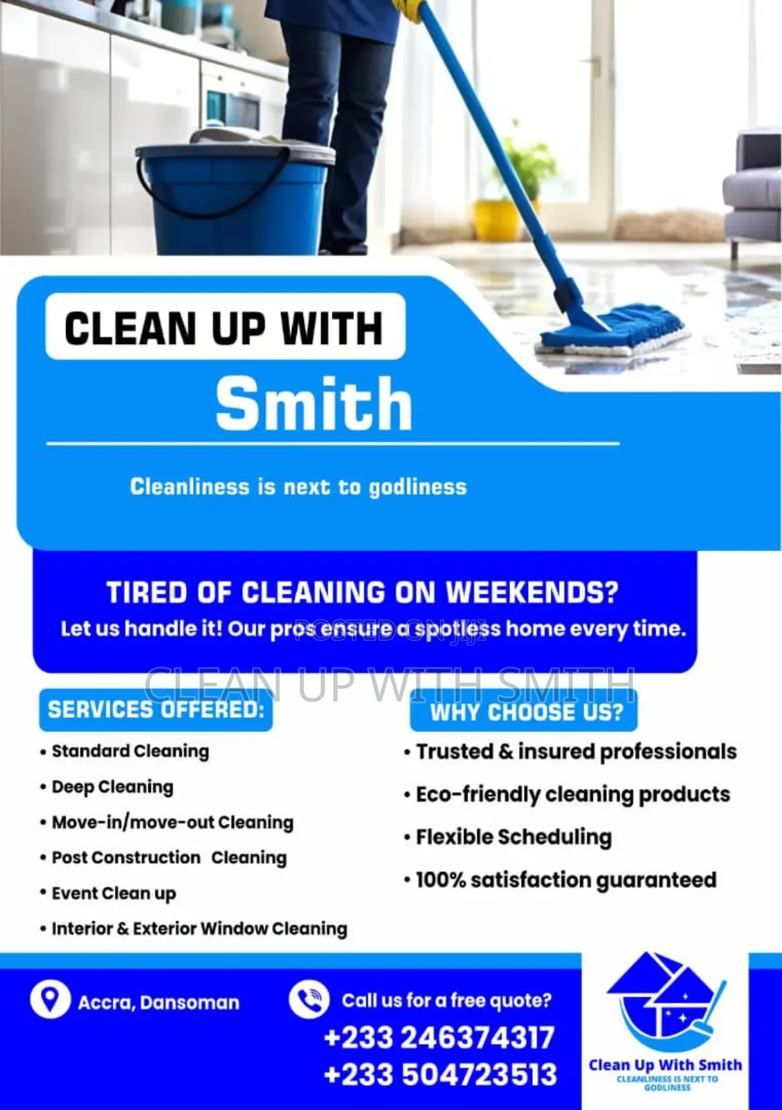 Clean Up With Smith Cleaning Services