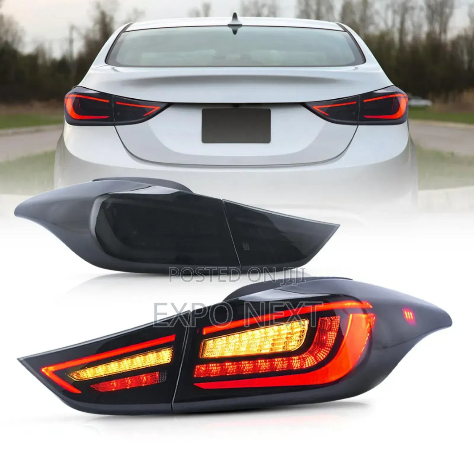 Elantra Taillight 2011- 2016 Led Black Set