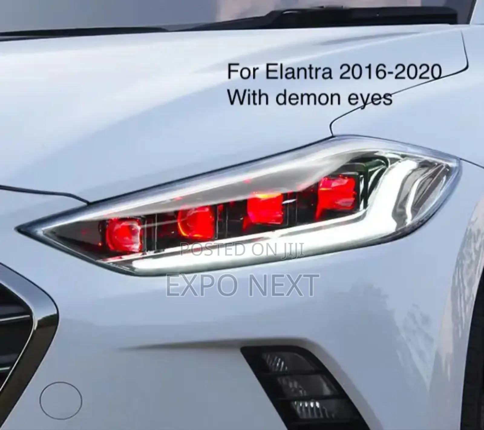 Elantra Head Lights Led/Spec 2017-2018 Pair