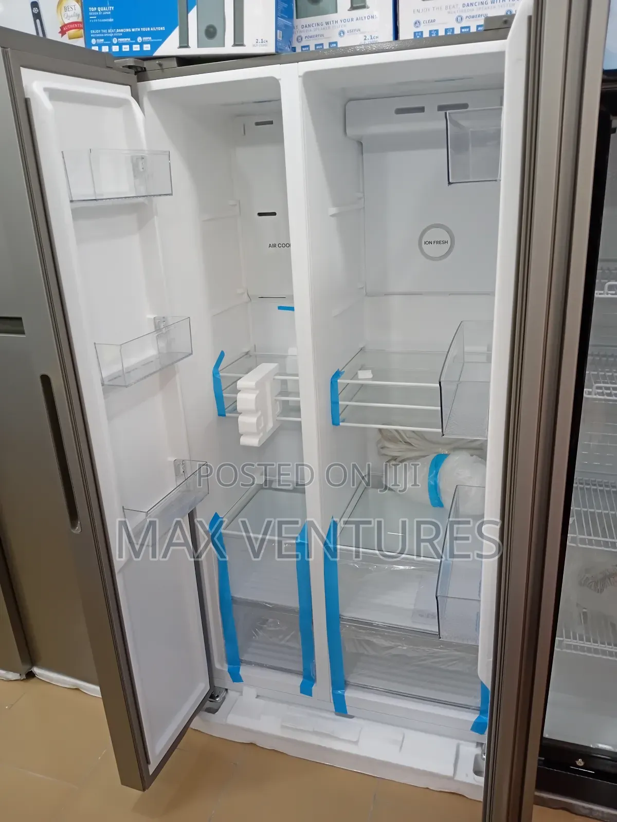 Side by Side Double Door Sigma 528litres Refrigerator