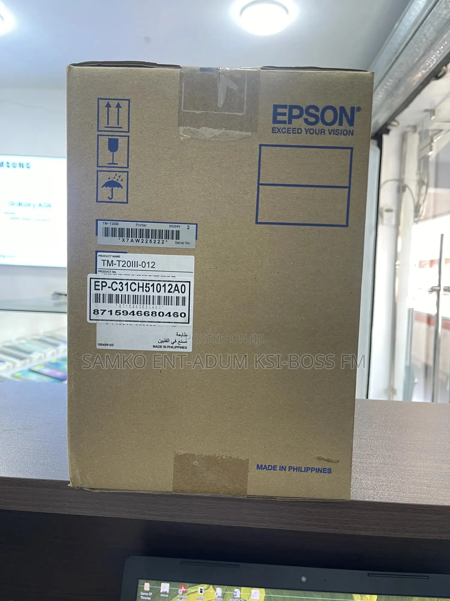 Epson Tm-T2oiii Receipt Priner