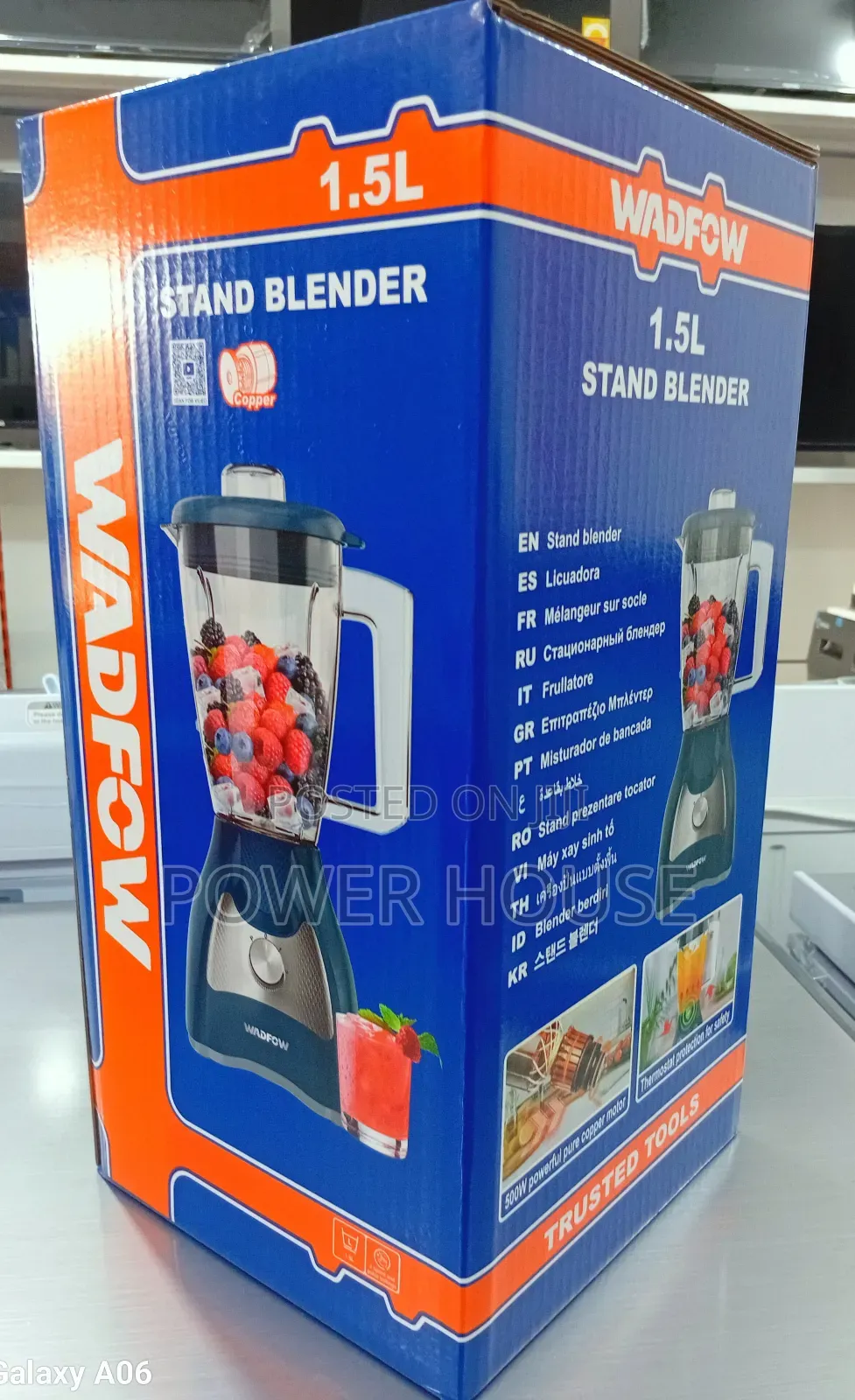 Crystal Path Wadfow 1.5l Stand Blender Electric Wadfow 1.5l Blender