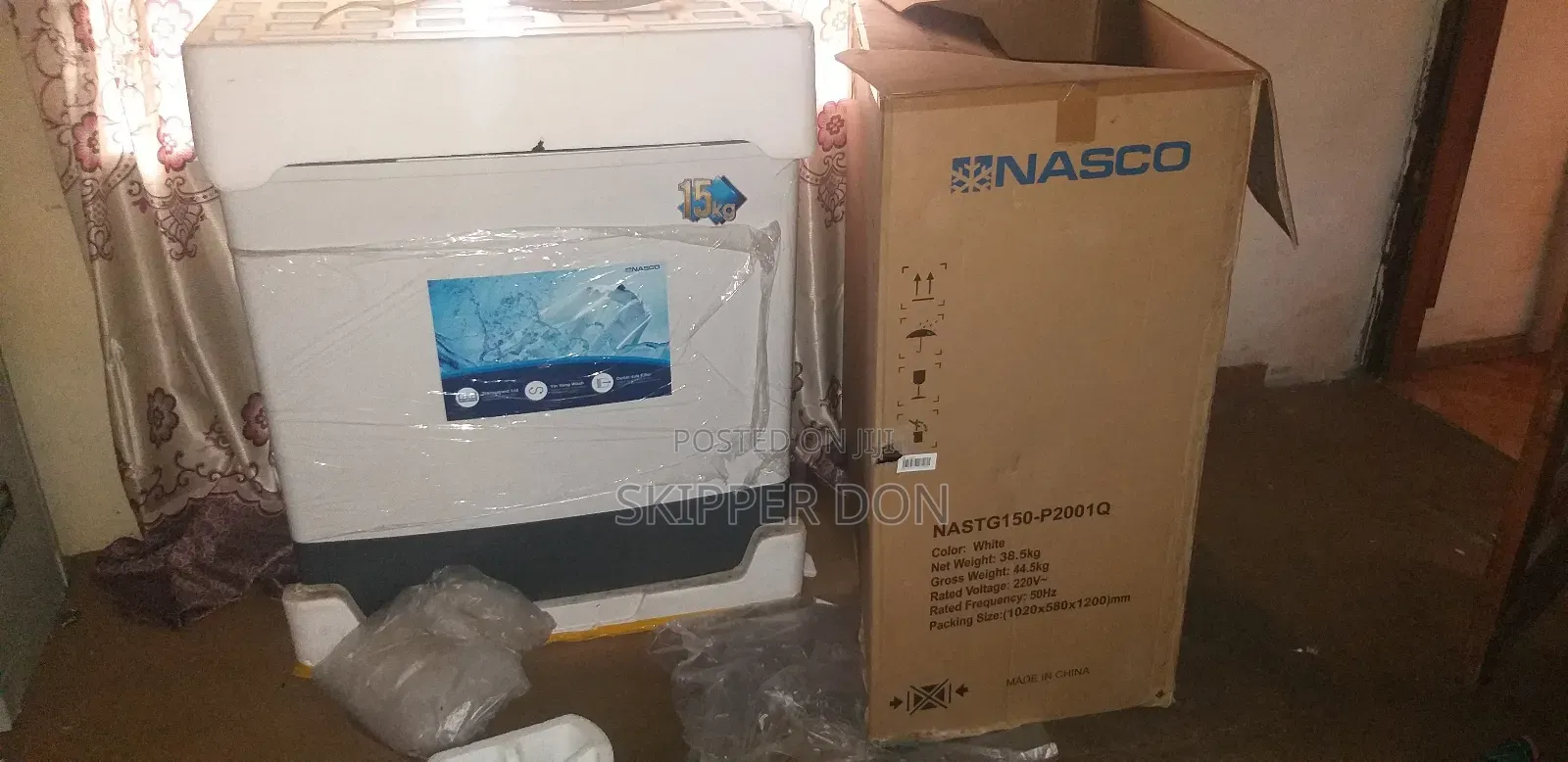 Nasco 15 Kgwashing Machine With Dryer for Sale