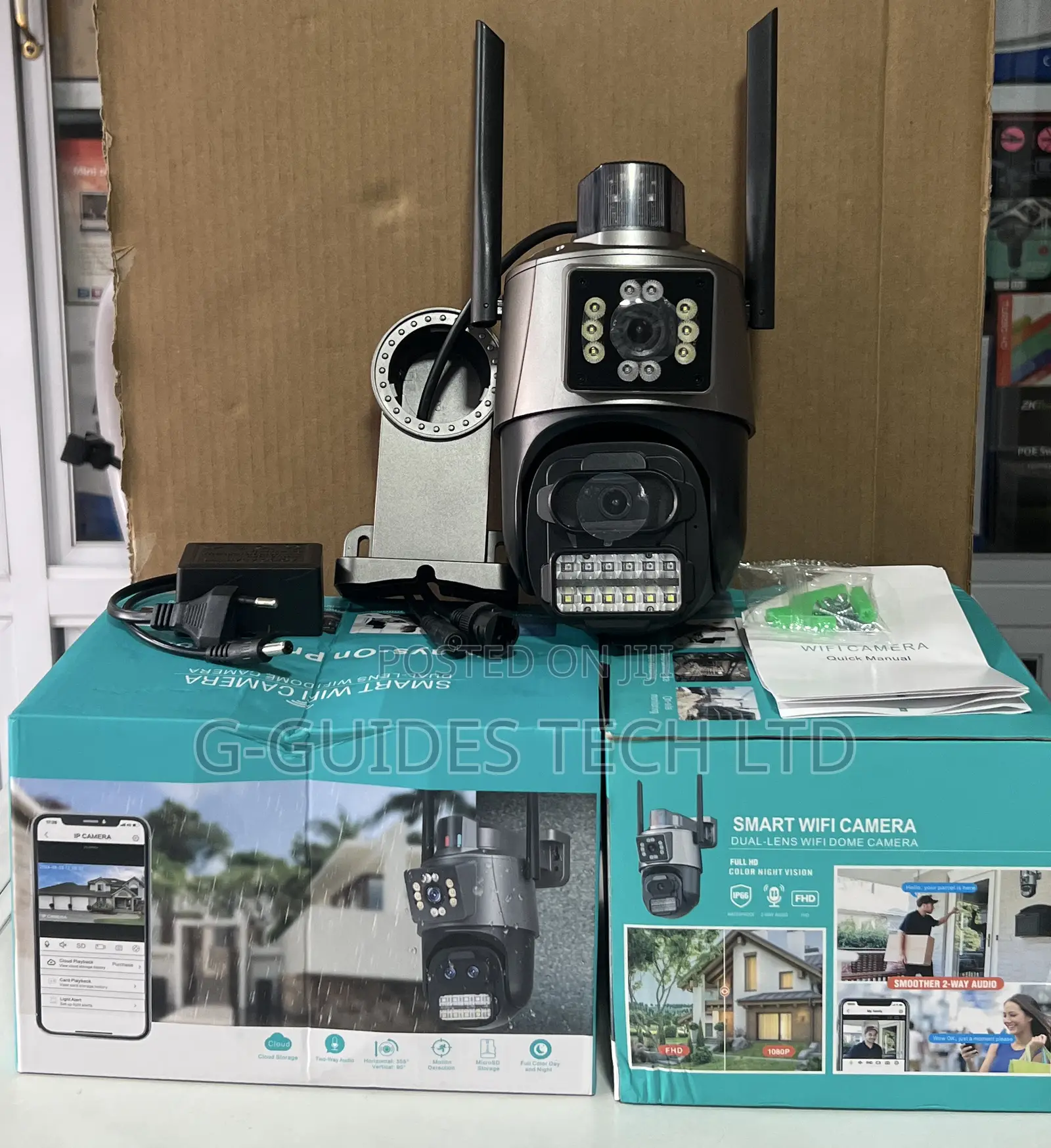 Ultra Wifi PTZ Dual-Lens Camera 6mp