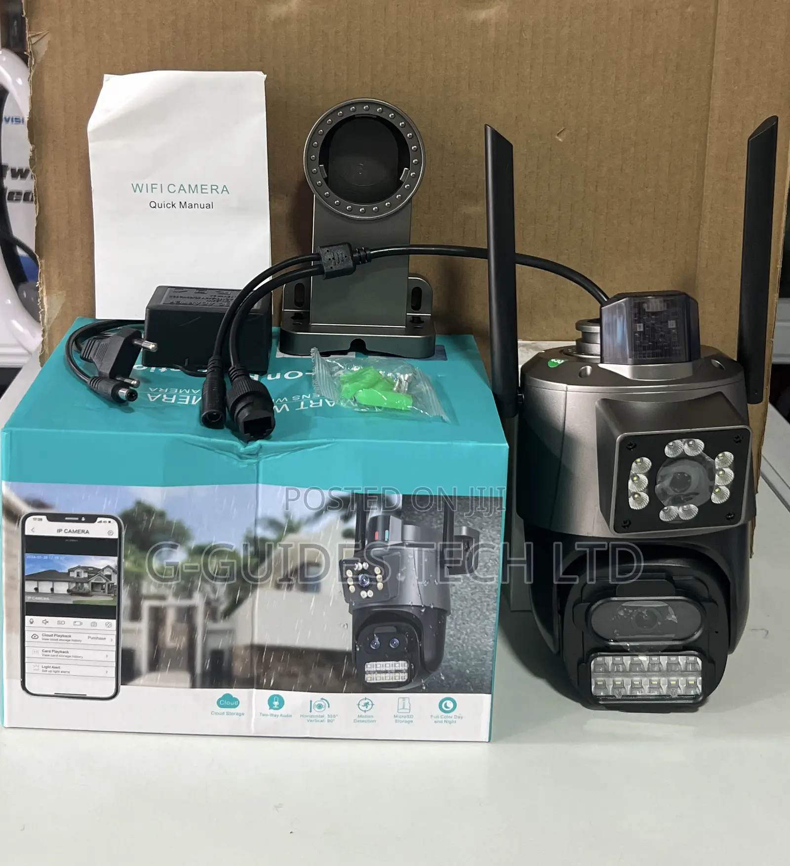 Ultra Wifi PTZ Dual-Lens Camera 6mp