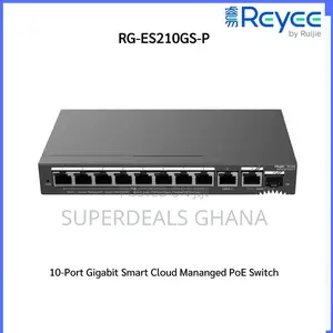 Rg-es210gs-p, Reyee 10-port Gigabit Smart Cloud Managed Poe Switch