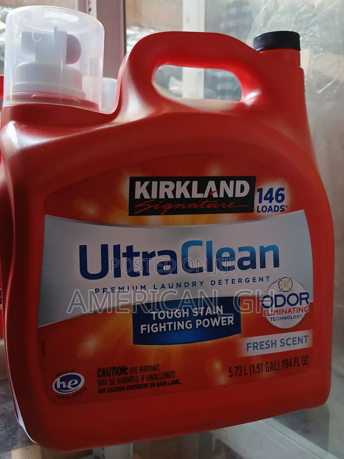 Kirkland Ultra Clean Laundry Detergent, 5.73 Litres