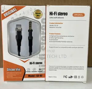 iPhone to 3.5mm Audio Jack Cable, Hi-Fi Stereo Silicone Cable