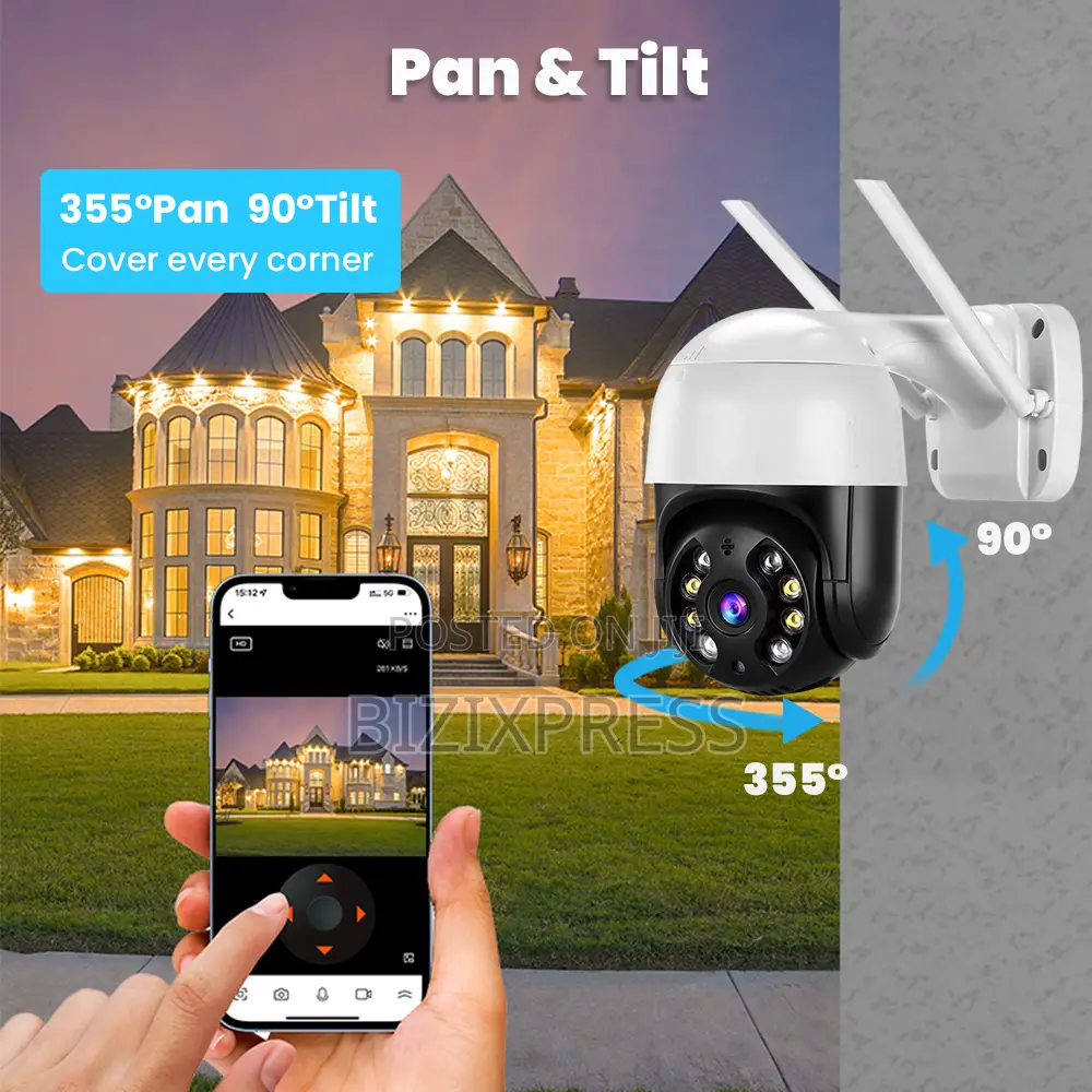 Wi-Fi PTZ Security Camera