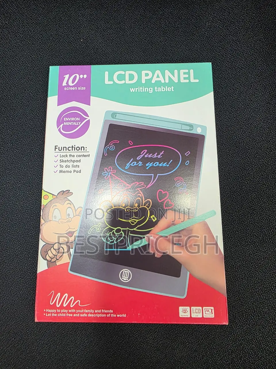 LCD Panel Colorful Writing Tablet 10 Inch