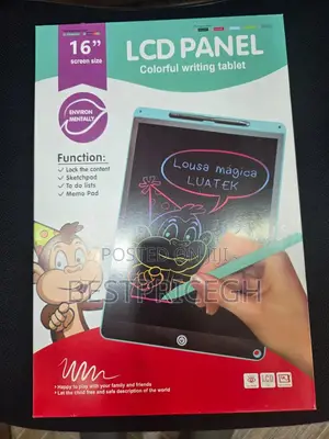 LCD Panel Colorful Writing Tablet 16 Inch
