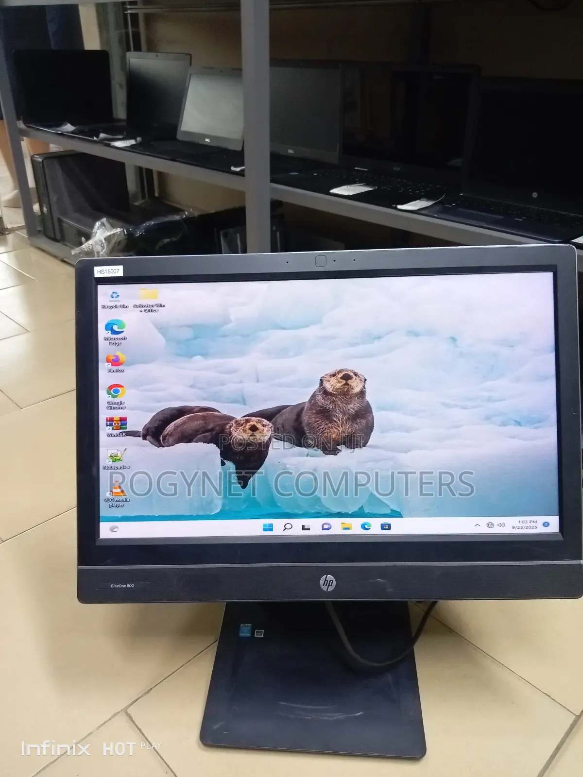 Desktop Computer HP EliteOne 800 8GB Intel Pentium HDD 500GB