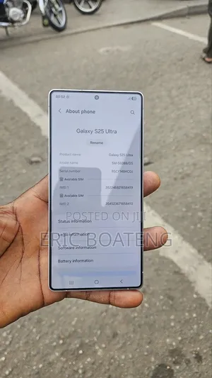 Samsung Galaxy S25 Ultra 256 GB Silver