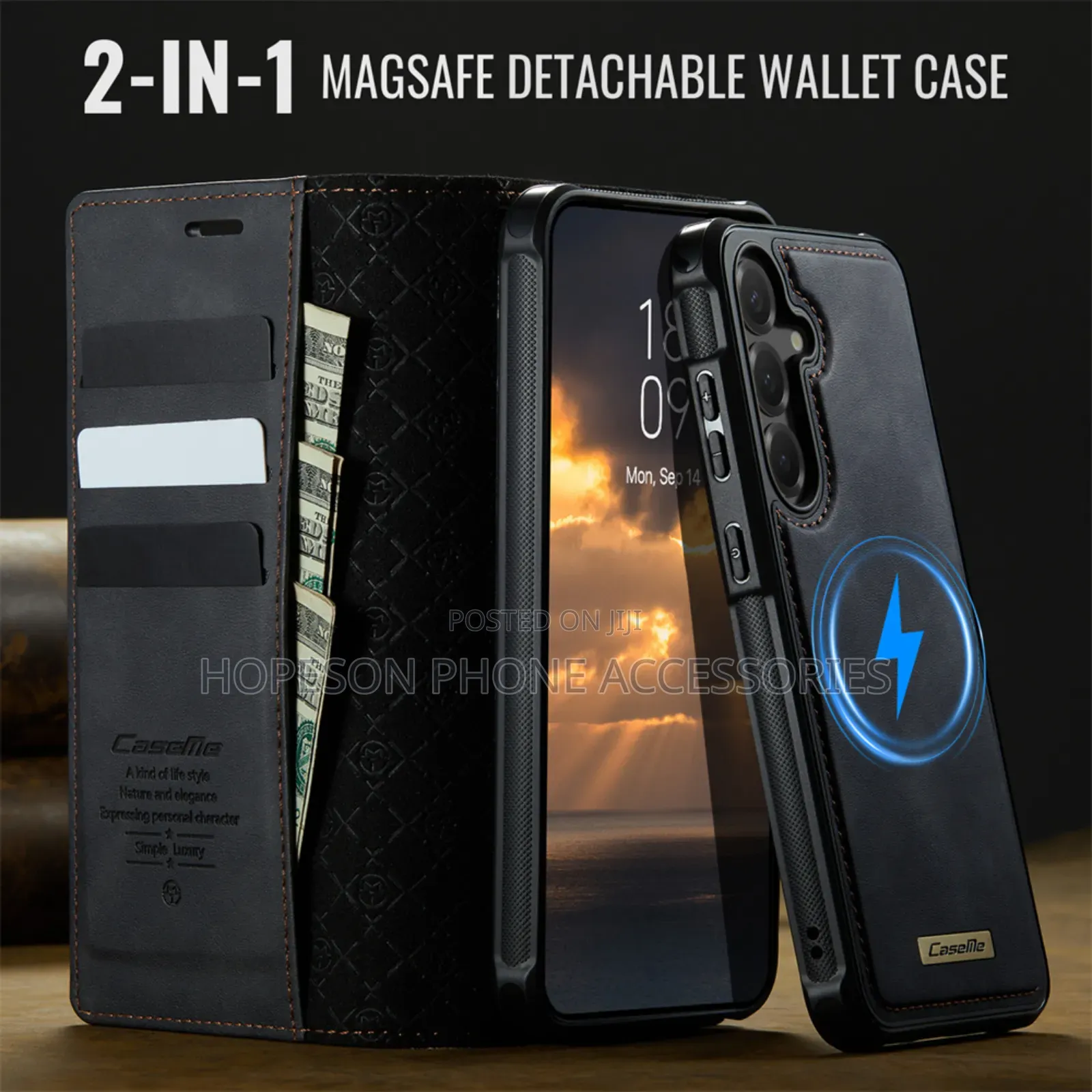 Samsung (2in1) Detachable High Quality Leather Case With Wallet