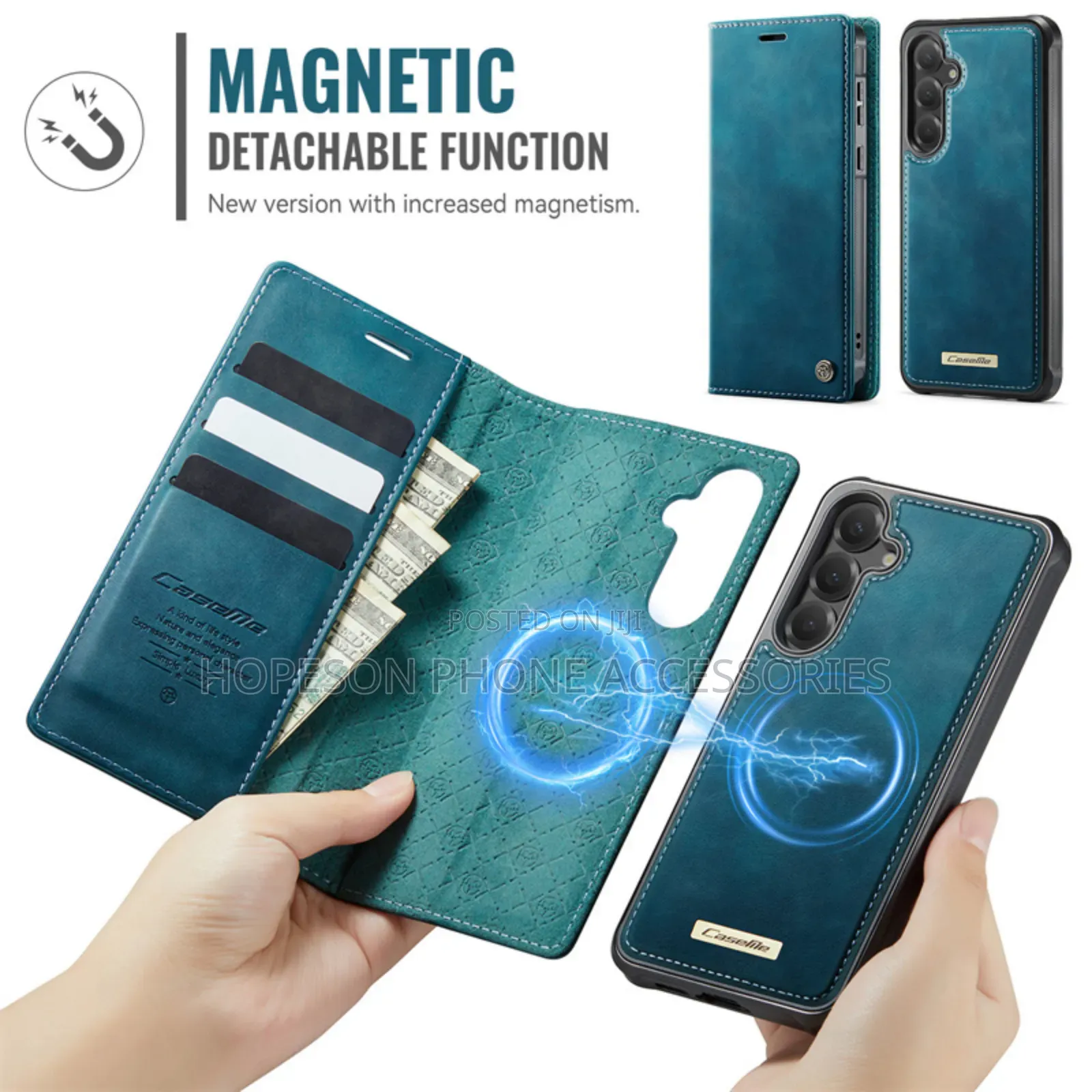 Samsung (2in1) Detachable High Quality Leather Case With Wallet