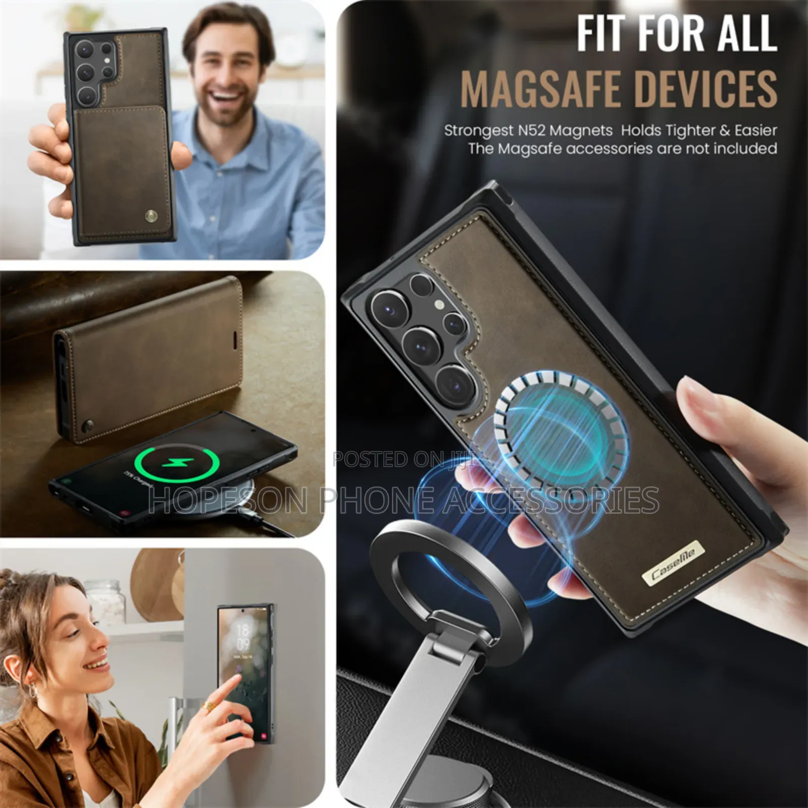 Samsung (2in1) Detachable High Quality Leather Case With Wallet