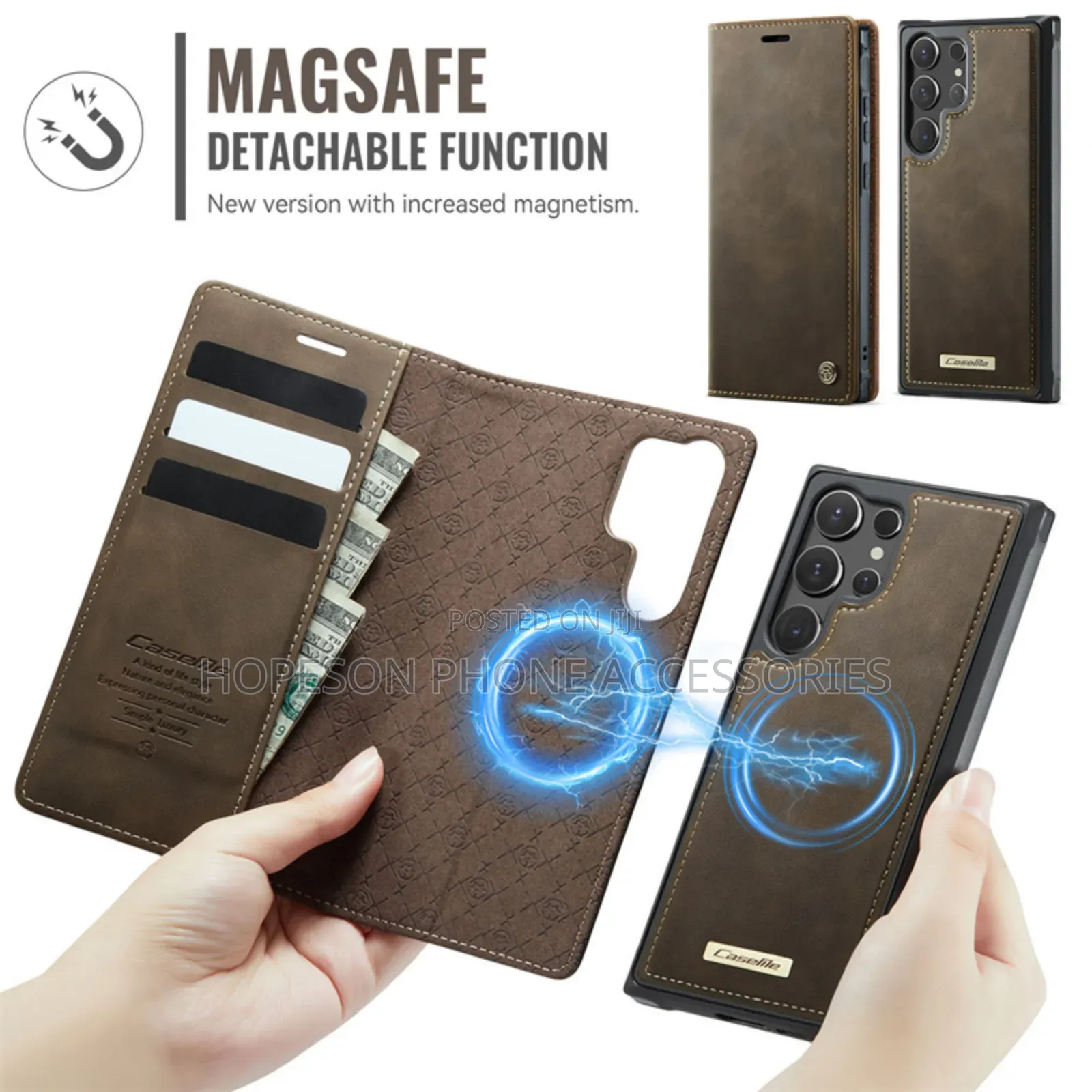 Samsung (2in1) Detachable High Quality Leather Case With Wallet