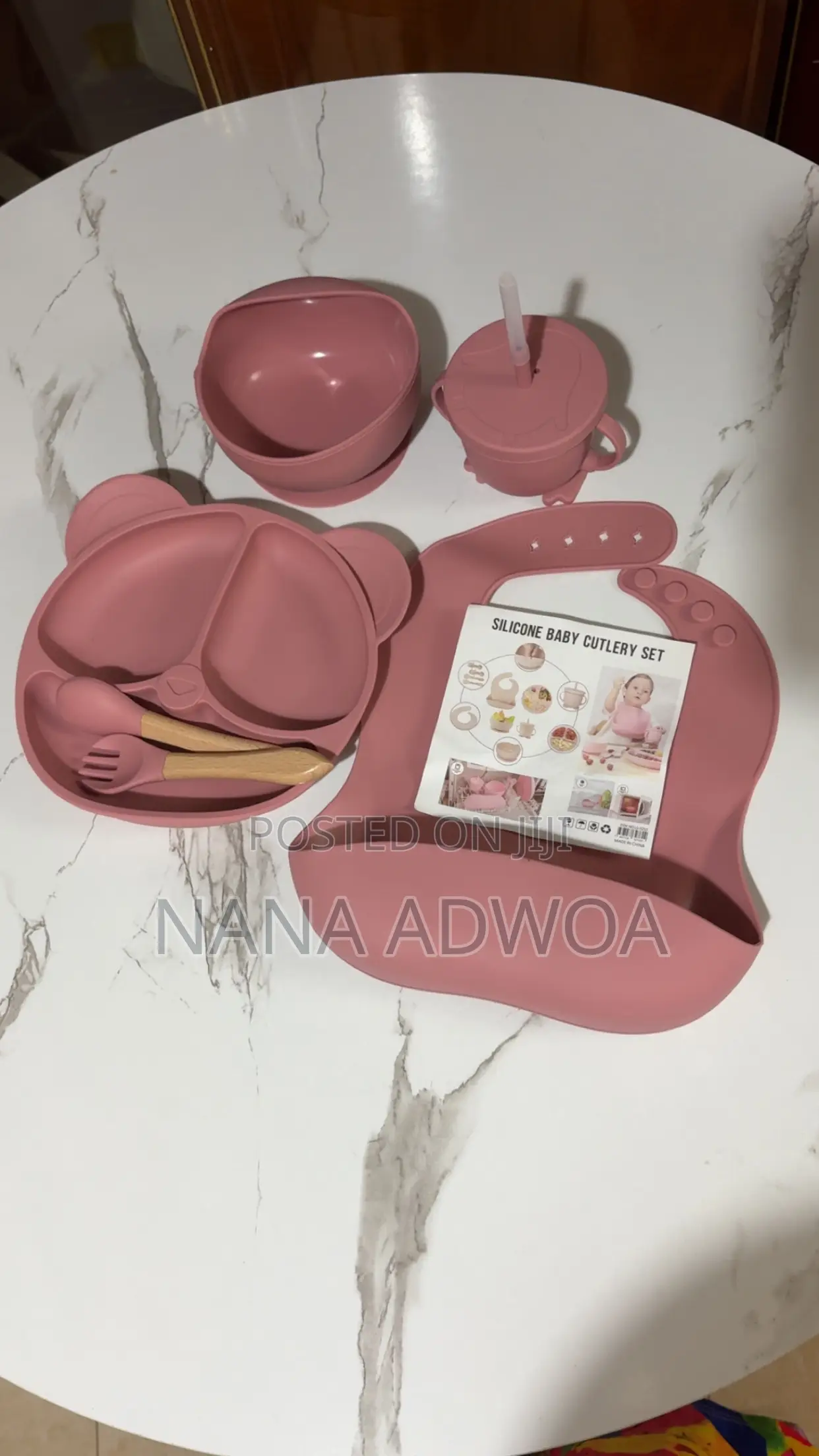 6 Piece Baby Silicone Feeding Set