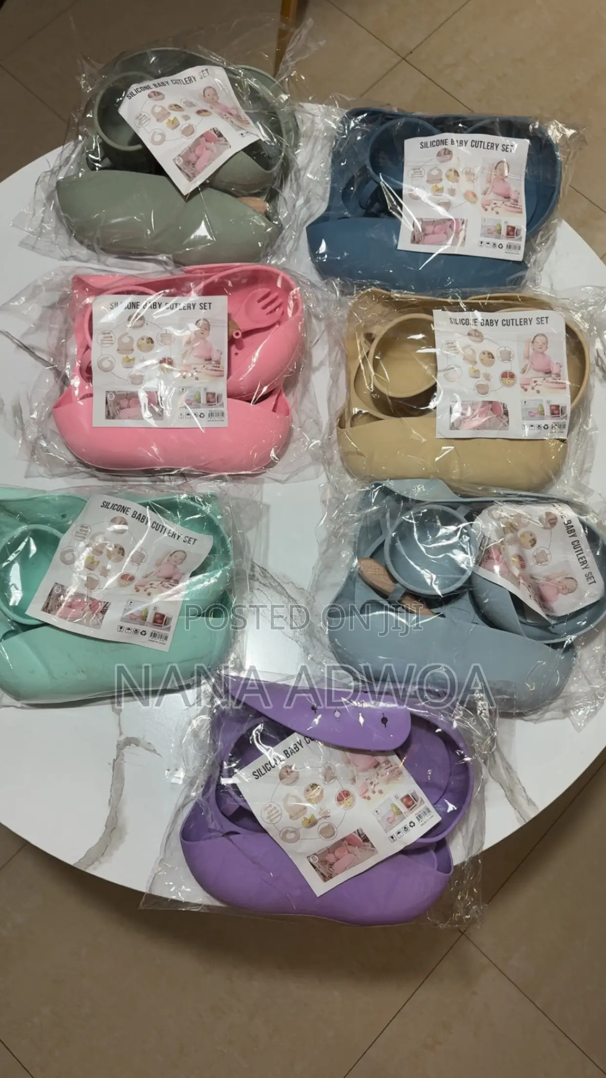 6 Piece Baby Silicone Feeding Set