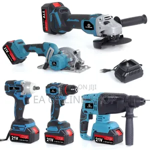 5 in 1 Cordless Multifunctional Drilling Cutting Hammering Tools Set.