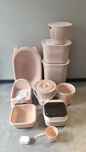 Baby Bath Set With Three Laundry Basket