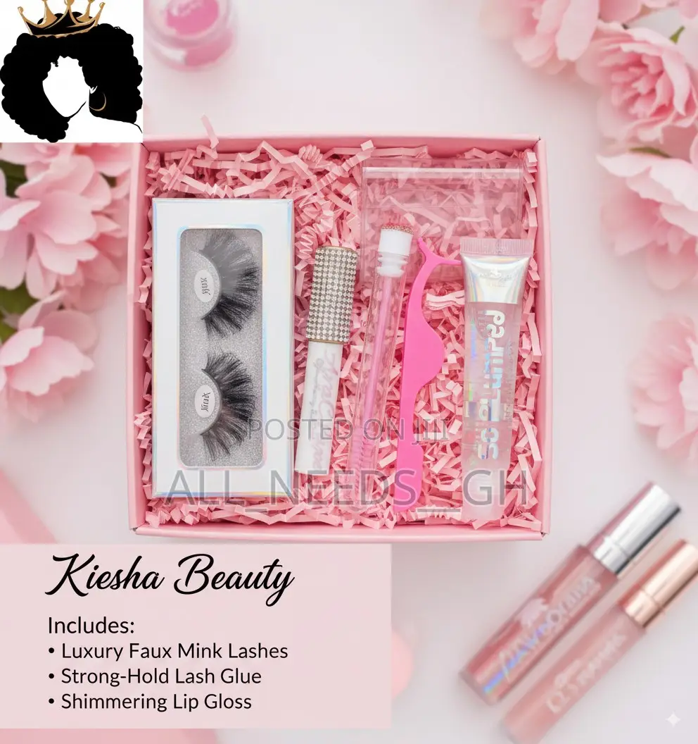Kiesha Beauty Glam Set (Lash Set)