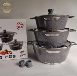 3pcs Large Cooking Pots