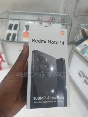 New Xiaomi Redmi Note 14 256 GB Black