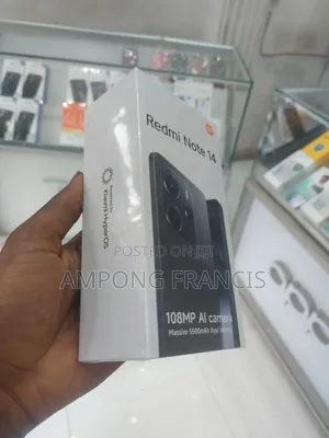 New Xiaomi Redmi Note 14 256 GB Black