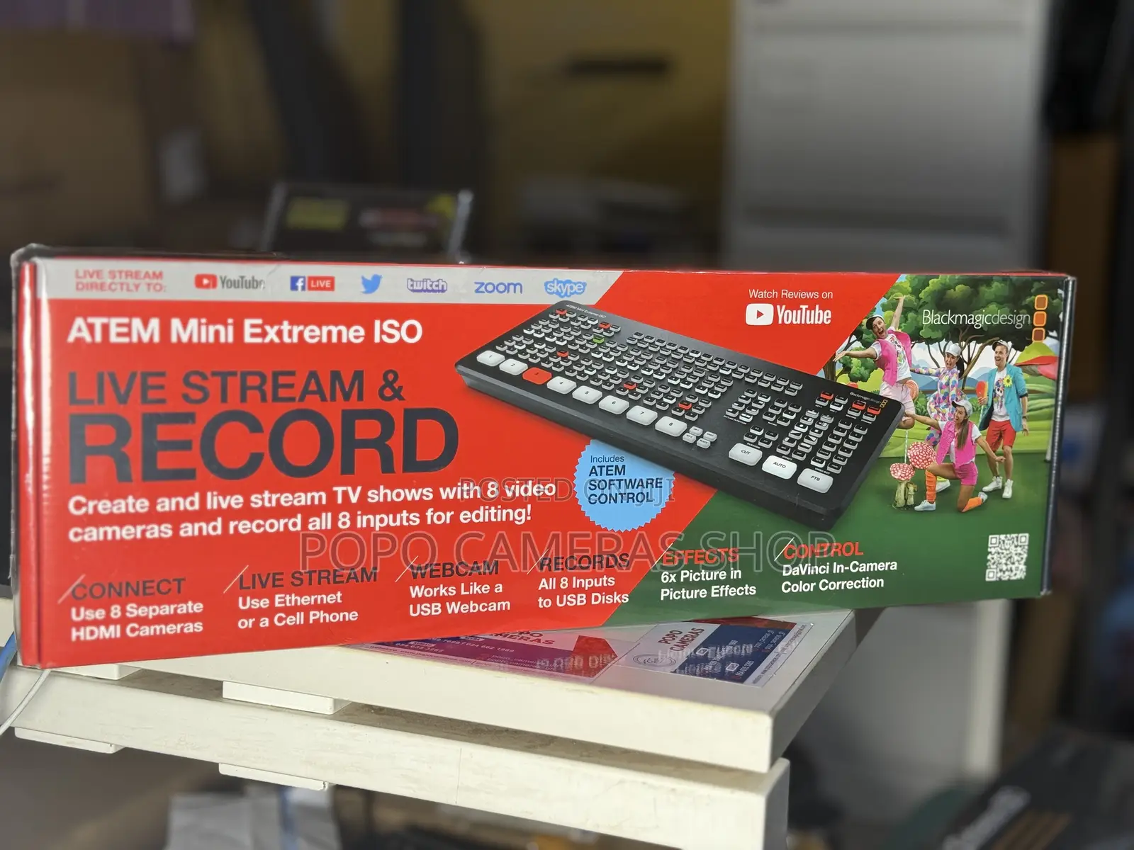 Atem Extreme Iso Hdmi Video Switcher ( 8 Channels Hdmi)