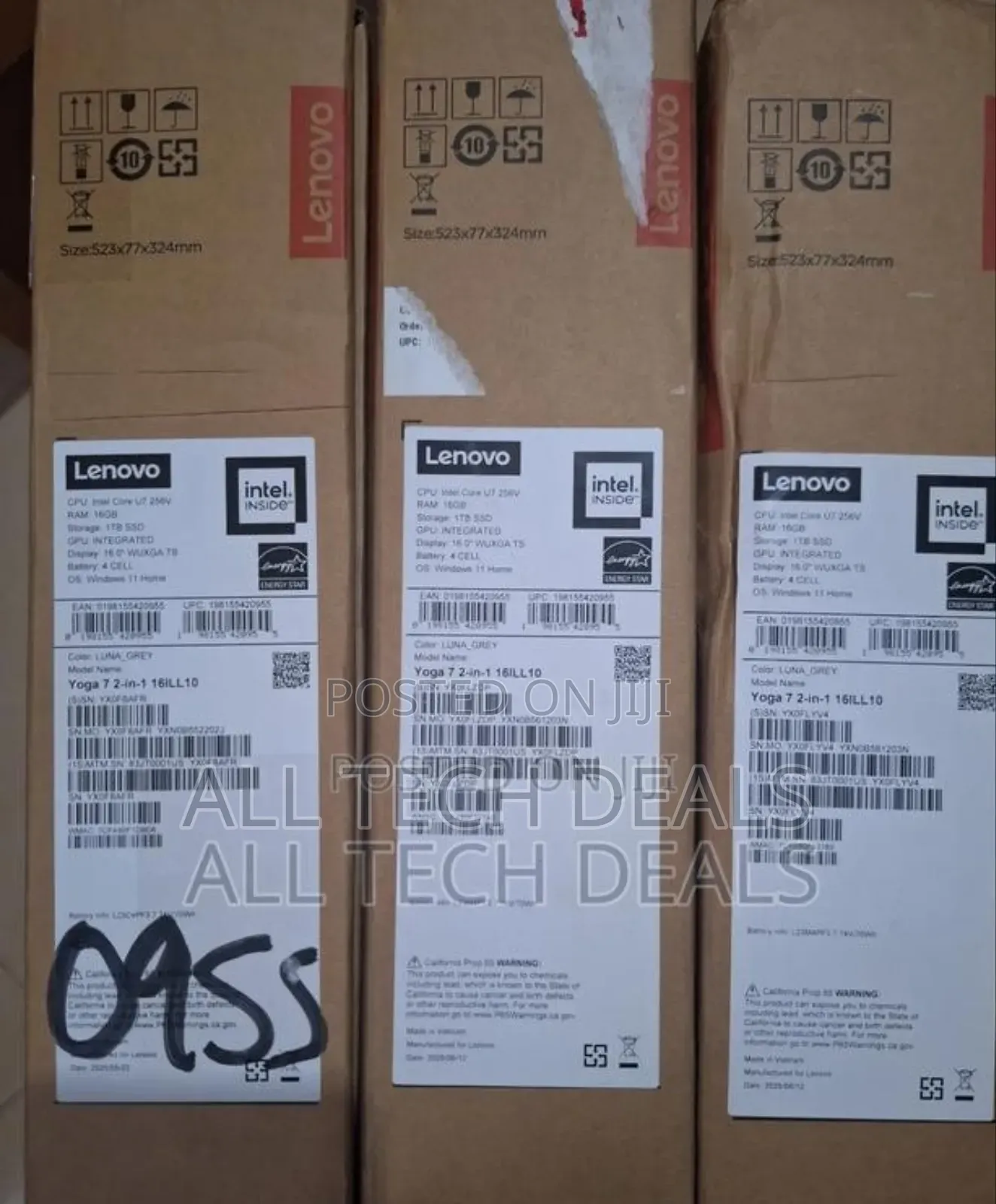 New Laptop Lenovo Yoga 7i 16GB Intel Core i7 SSD 1T