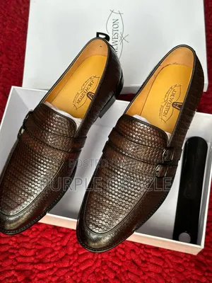 Versatile Brown Leather J.M . Weston Loafer