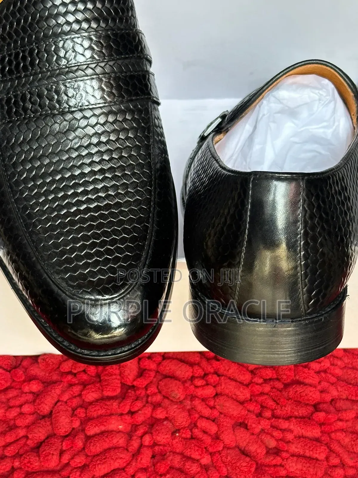 Unique Embossed Leather J.M. Weston Loafer