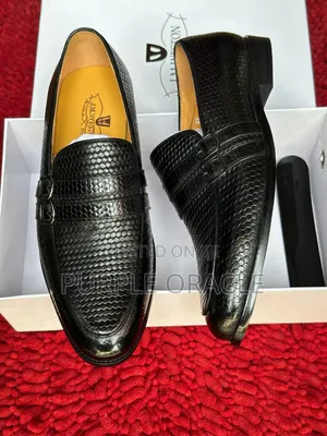 Unique Embossed Leather J.M. Weston Loafer