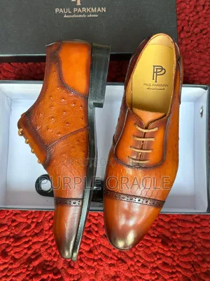 Brown Fashionable Pair of Paul Parkman Dress Shoe