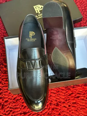 Glossy Polished Finish Paul Parkman Slip-on Footwear