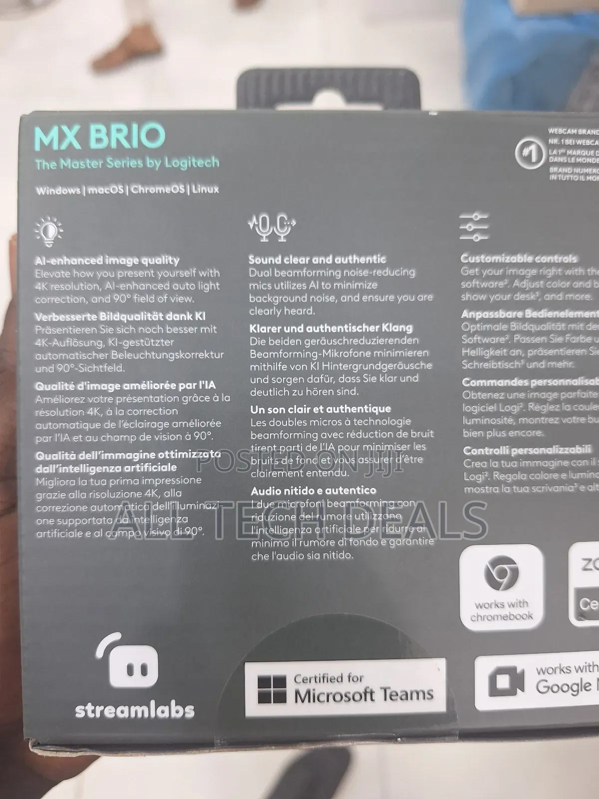 Logitech Mx Brio Webcam