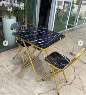 Folding Square Table With 2 Chairs