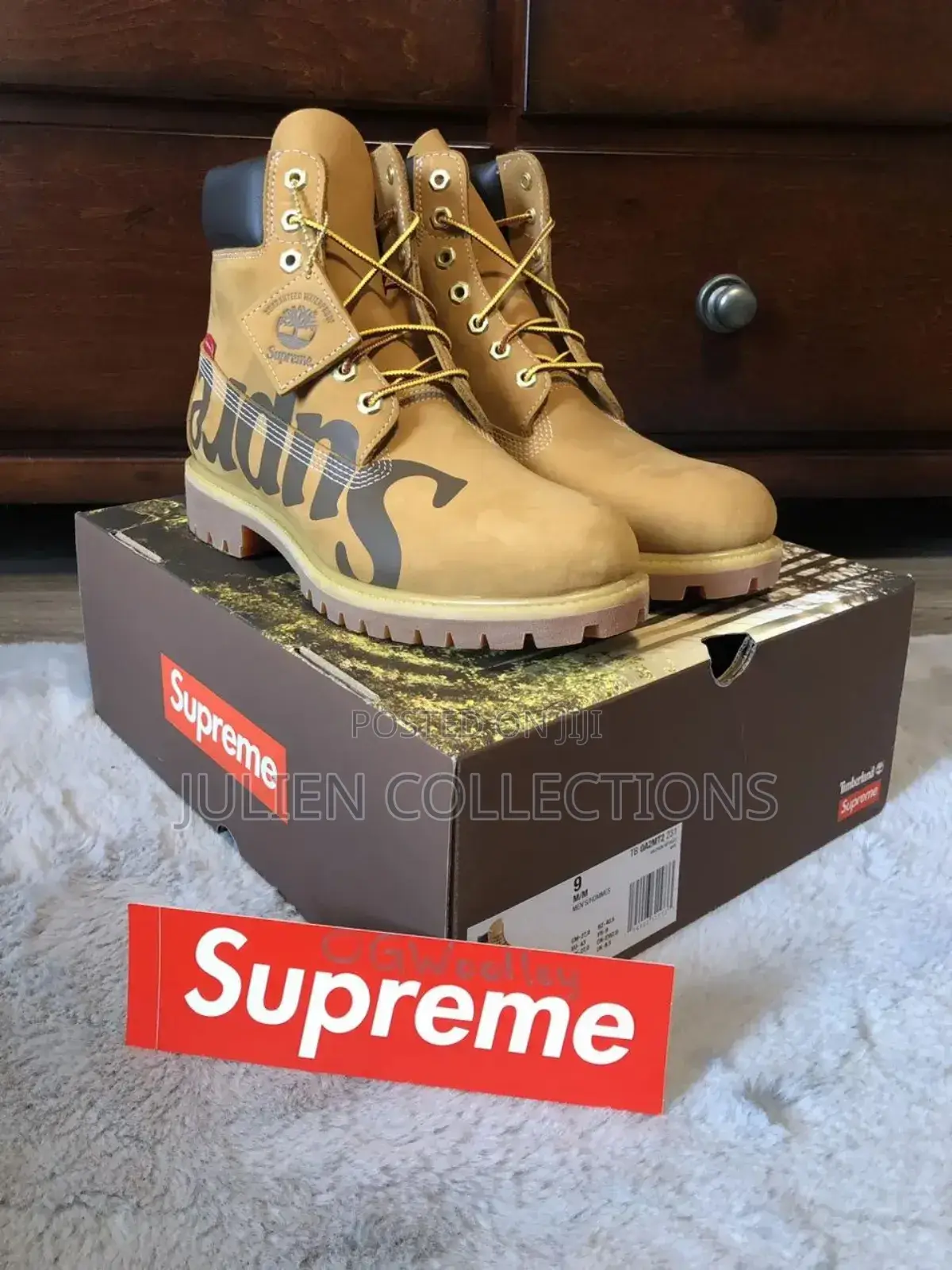 Original Supreme Timberland Tm Brown