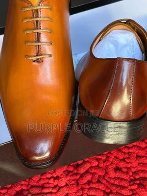 Classic Cap-Toe Oxford Brown Leather Shoe