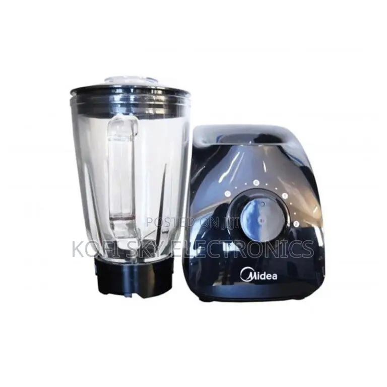 Midea Blender 1.5 LTR 2 Speed Black Ice Crushing 350w