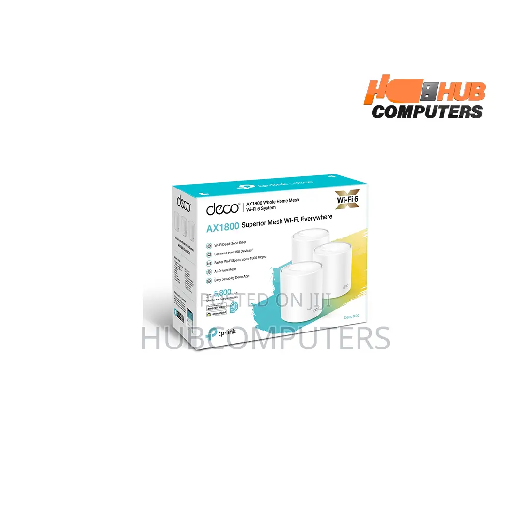 Tp-Link Deco Tp-Link Deco X20 Ax1800 Whole Home Wifi Mesh System