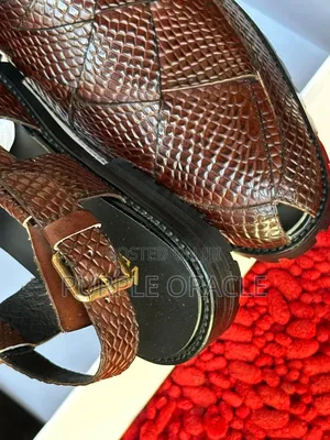 Brown Slingback Versace Footwear