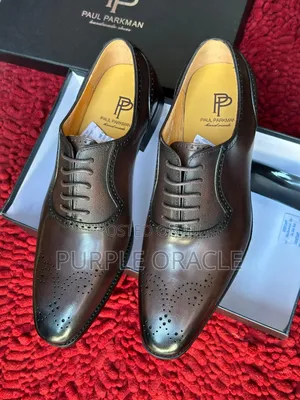 Paul Parkman Sophisticated and Stylish Pair of Brown Brogue Shoe